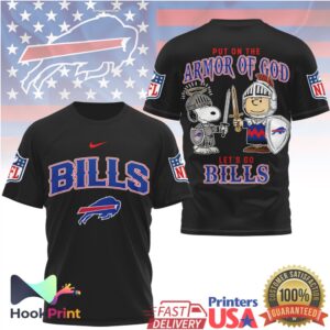 Buffalo Bills Armor of God Peanuts Snoopy Charlie Brown T Shirt