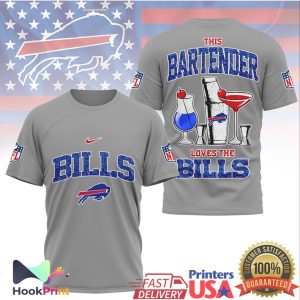 Buffalo Bills Bartender This Bartender Loves The Bills Fan Apparel T Shirt Buffalo Bills Bartender This Bartender Loves The Bills Fan Apparel T Shirt