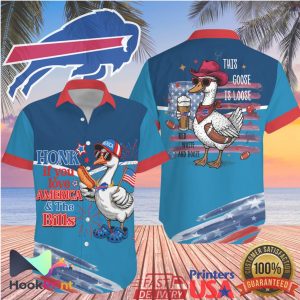 Buffalo Bills Honk If You Love America Goose Hawaiian Jersey