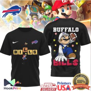 Buffalo Bills Mario Bros Football Mashup T Shirt Buffalo Bills Mario Bros Football Mashup T Shirt
