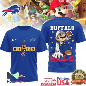 Buffalo Bills Mario Bros Football Mashup T Shirt