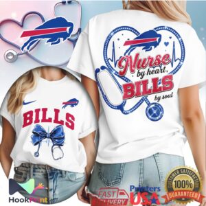 Buffalo Bills Nurse By Heart Bills By Soul 2026 Football T Shirt