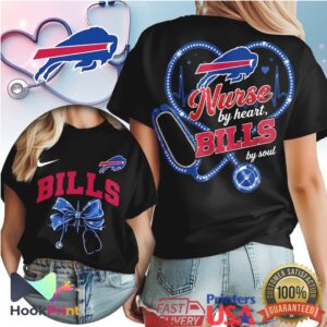 Buffalo Bills Nurse By Heart Bills By Soul 2026 Football T Shirt