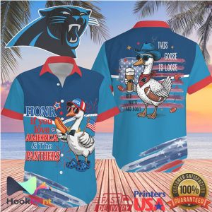 Carolina Panthers Honk If You Love America Goose Hawaiian Jersey