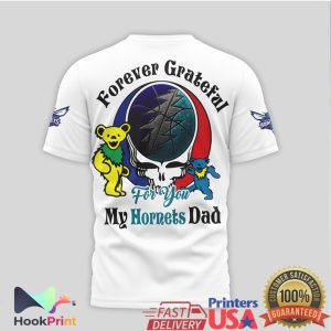 Charlotte Hornets Grateful Dead Dad Buzz City NBA Mashup T Shirt