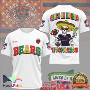 Chicago Bears Cinco De Drinko Bitchachos 2026 Mexican Fiesta Vintage Fans Men Women T Shirt Chicago Bears Cinco De Drinko Bitchachos 2026 Mexican Fiesta Vintage Fans Men Women T Shirt