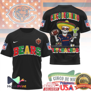 Chicago Bears Cinco De Drinko Bitchachos 2026 Mexican Fiesta Vintage Fans Men Women T Shirt