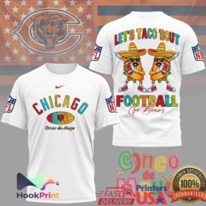 Chicago Bears Football Cinco De Mayo 2026 Taco Men Women T Shirt Chicago Bears Football Cinco De Mayo 2026 Taco Men Women T Shirt
