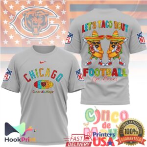 Chicago Bears Football Cinco De Mayo 2026 Taco Men Women T Shirt