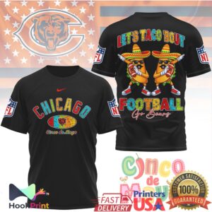Chicago Bears Football Cinco De Mayo 2026 Taco Men Women T Shirt