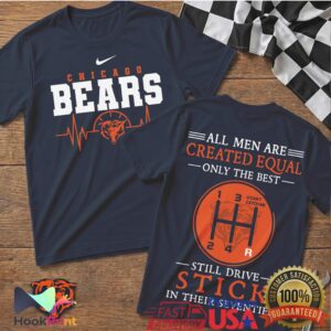 Chicago Bears Football Heartbeat Manual Gear Shift Sports Fan Gift Men Women T Shirt