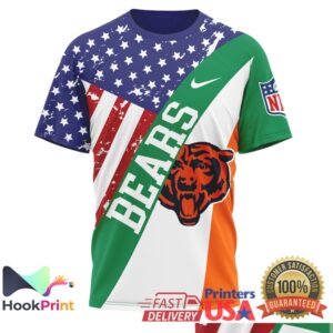 Chicago Bears Irish America St. Patrick's Day 2026 Vintage Fan Apparel T Shirt
