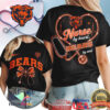 Las Vegas Raiders Nurse By Heart NFL Football Fan WoMedical Professional T Shirt Las Vegas Raiders Nurse By Heart NFL Football Fan WoMedical Professional T Shirt
