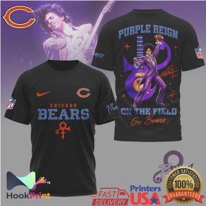 Chicago Bears Prince Purple Reign On The Field T Shirt