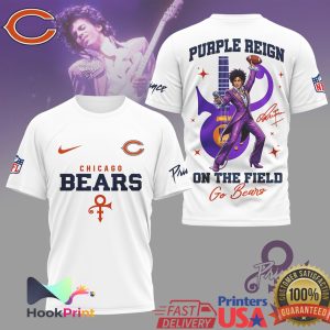 Chicago Bears Prince Purple Reign On The Field T Shirt
