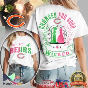 Chicago Bears Wicked Musical Changed For Good Fan Gear T Shirt