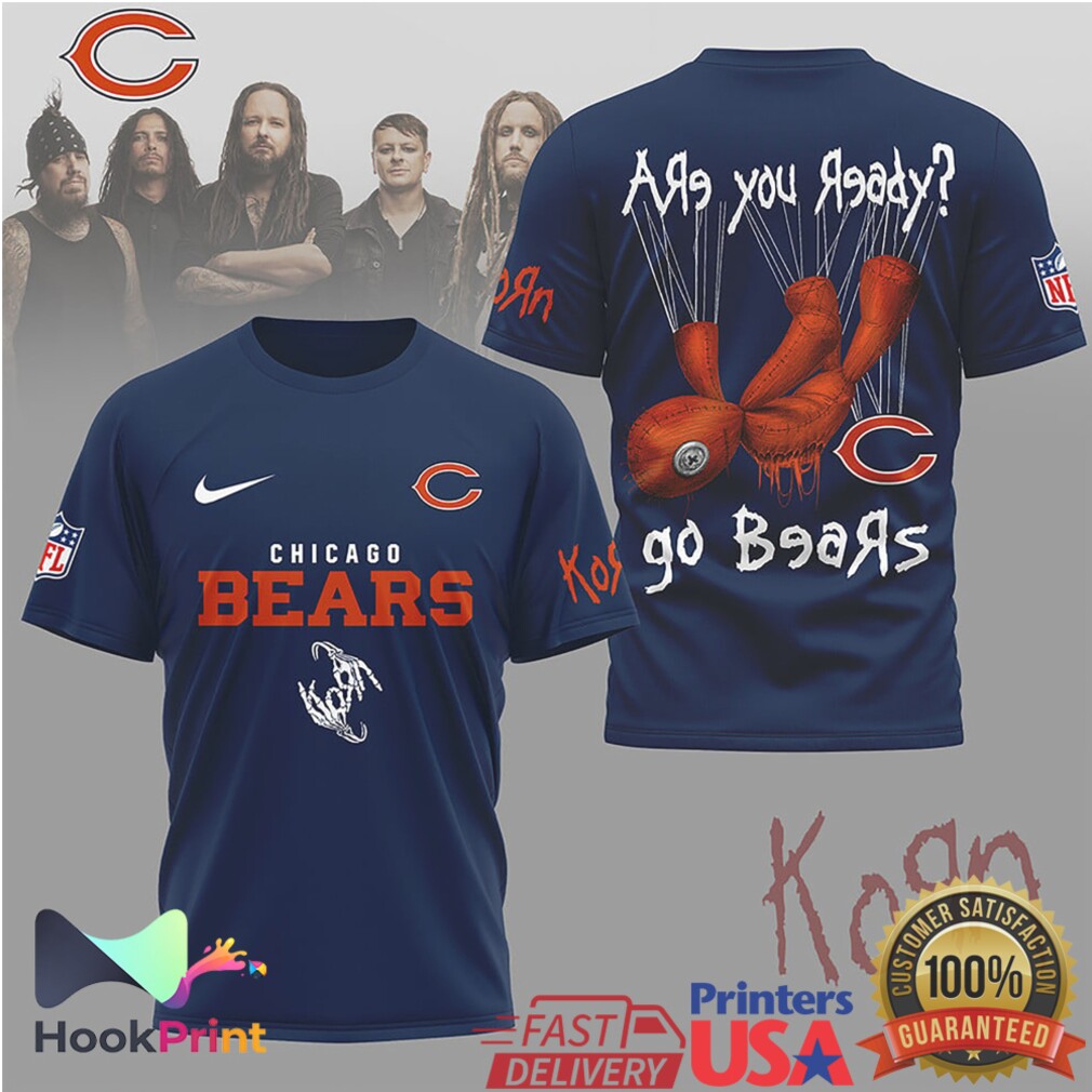 Chicago Bears x Korn Issues Doll Are You Ready Tribute T Shirt Chicago Bears x Korn Issues Doll Are You Ready Tribute T Shirt