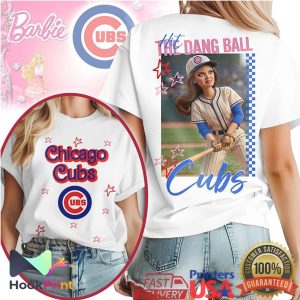 Chicago Cubs “Hit The Dang Ball” Doll Character Baseball Fan T Shirt