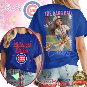 Chicago Cubs “Hit The Dang Ball” Doll Character Baseball Fan T Shirt