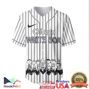 Chicago White Sox Peanuts Snoopy Gang Playball All Star Baseball Jersey Chicago White Sox Peanuts Snoopy Gang Playball All Star Baseball Jersey
