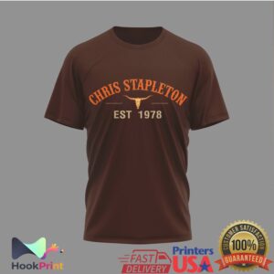 Chris Stapleton All American Road Show Tour 2024 Est 1978 Retro Country Music Fans T Shirt