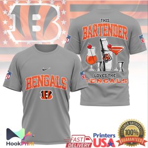 Cincinnati Bengals Bartender Gameday Mixologist Fan Apparel T Shirt Cincinnati Bengals Bartender Gameday Mixologist Fan Apparel T Shirt