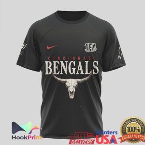 Cincinnati Bengals Longhorn Skull American Flag “Still The Problem” T Shirt