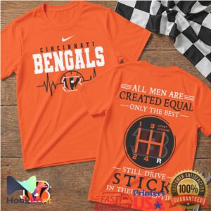 Cincinnati Bengals Stick Shift Funny NFL Manual Transmission T Shirt