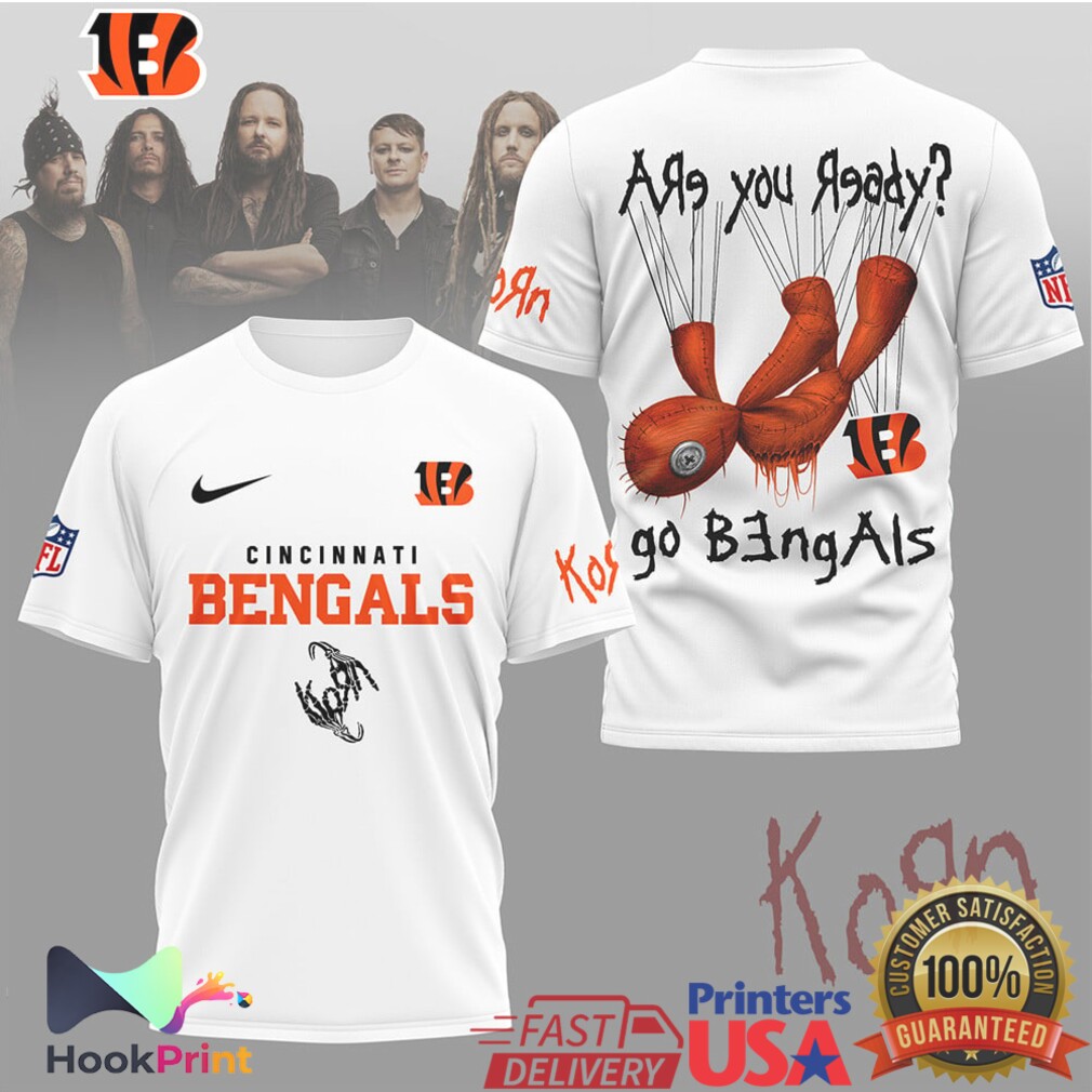 Cincinnati Bengals x Korn Issues Doll Are You Ready Tribute T Shirt Cincinnati Bengals x Korn Issues Doll Are You Ready Tribute T Shirt