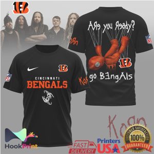 Cincinnati Bengals x Korn Issues Doll Are You Ready Tribute T Shirt