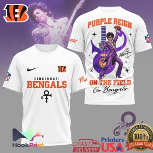 Cincinnati Bengals x Prince Purple Reign On The Field T Shirt