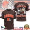 Cleveland Browns America 250 Snoopy Patriotic Land of the Free T Shirt Cleveland Browns America 250 Snoopy Patriotic Land of the Free T Shirt