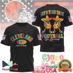 Cleveland Browns Let's Taco Bout Football Cinco De Mayo 2026 Men Women T Shirt