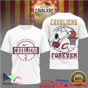 Cleveland Cavaliers Basketball Snoopy Forever Not Just When We Win 2026 T Shirt Cleveland Cavaliers Basketball Snoopy Forever Not Just When We Win 2026 T Shirt
