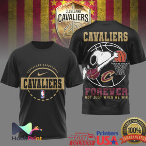 Cleveland Cavaliers Basketball Snoopy Forever Not Just When We Win 2026 T Shirt