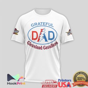 Cleveland Cavaliers Grateful Dad Forever Grateful NBA Skull T Shirt