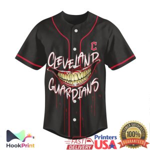 Cleveland Guardians Joker Baseball Villain Style Baseball Jersey