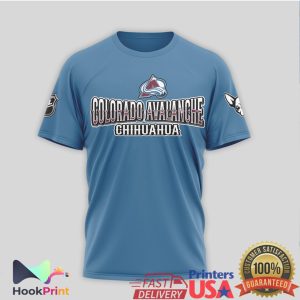 Colorado Avalanche Chihuahua I Choose Violence Funny NHL Hockey T Shirt
