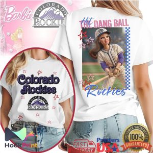 Colorado Rockies Barbie Style “Hit The Dang Ball” Women's Baseball T Shirt