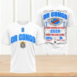 DR Congo World Cup 2026 Supporters Leopards Football T Shirt
