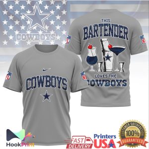 Dallas Cowboys Bartender This Bartender Loves The Cowboys T Shirt Dallas Cowboys Bartender This Bartender Loves The Cowboys T Shirt