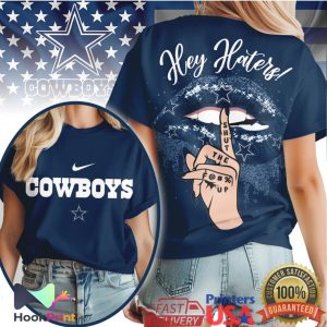 Dallas Cowboys Hey Haters Shut The F Up Lips Graphic T Shirt Dallas Cowboys Hey Haters Shut The F Up Lips Graphic T Shirt