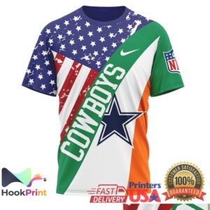 Dallas Cowboys Irish America St. Patrick's Day 2026 Vintage Fan Apparel T Shirt
