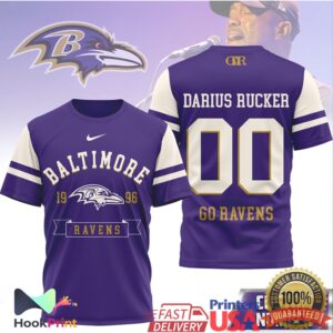Darius Rucker Baltimore Ravens Go Ravens Football Fan Vintage Sport T Shirt