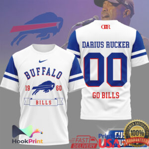 Darius Rucker Buffalo Bills Concert Tour 2026 Vintage Style Fans Blue T Shirt Darius Rucker Buffalo Bills Concert Tour 2026 Vintage Style Fans Blue T Shirt
