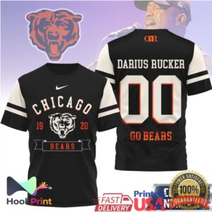 Darius Rucker Chicago Bears Go Bears Football Fan Vintage Sport T Shirt