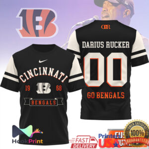 Darius Rucker Cincinnati Bengals 1968 Go Bengals Vintage Style Fans T Shirt Darius Rucker Cincinnati Bengals 1968 Go Bengals Vintage Style Fans T Shirt