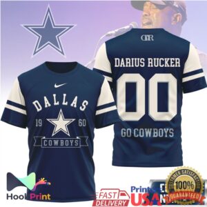 Darius Rucker Dallas Cowboys 1960 Go Cowboys Vintage Style Fans T Shirt