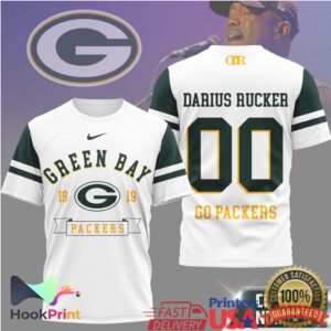 Darius Rucker Green Bay Packers 1919 Go Packers Vintage Style Fans T Shirt