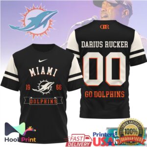 Darius Rucker Miami Dolphins 1966 Go Dolphins Vintage Style Fans T Shirt